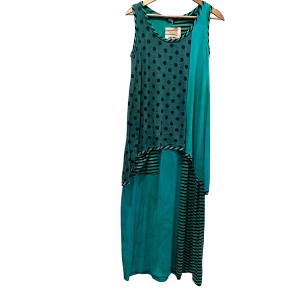 Art of Cloth Cassie Sleeveless Midi Maxi Dress, NWT, USA, Jade, L - Picture 9 of 11